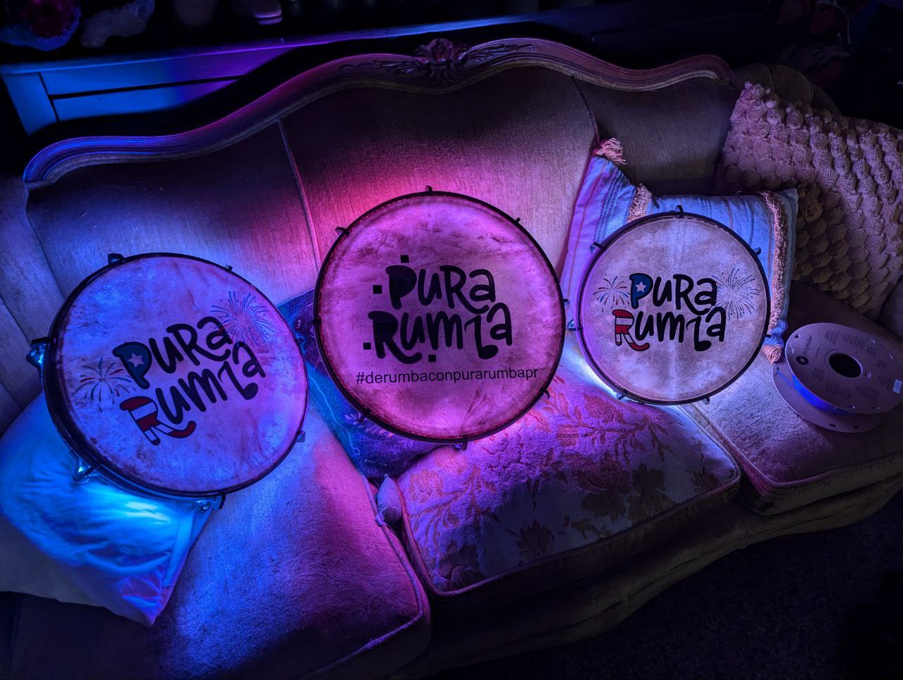 Pandero 3D LED