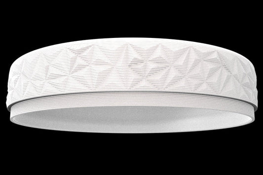 Juego de tres(3) Panderos 3D Cristal