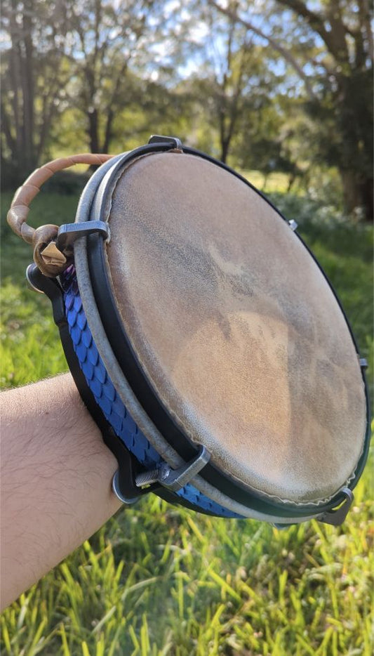 Juego de tres(3) Panderos 3D Escamas